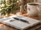 A journal ready for reflection
